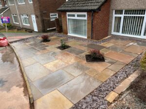 New patio area newport