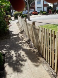 garden fencing Bagshot